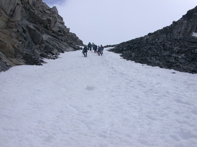 couloir de descente