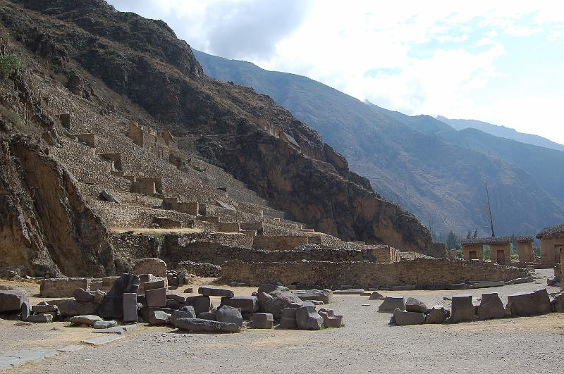 DSC_5116.JPG - Ollantaytambo, le bas du site