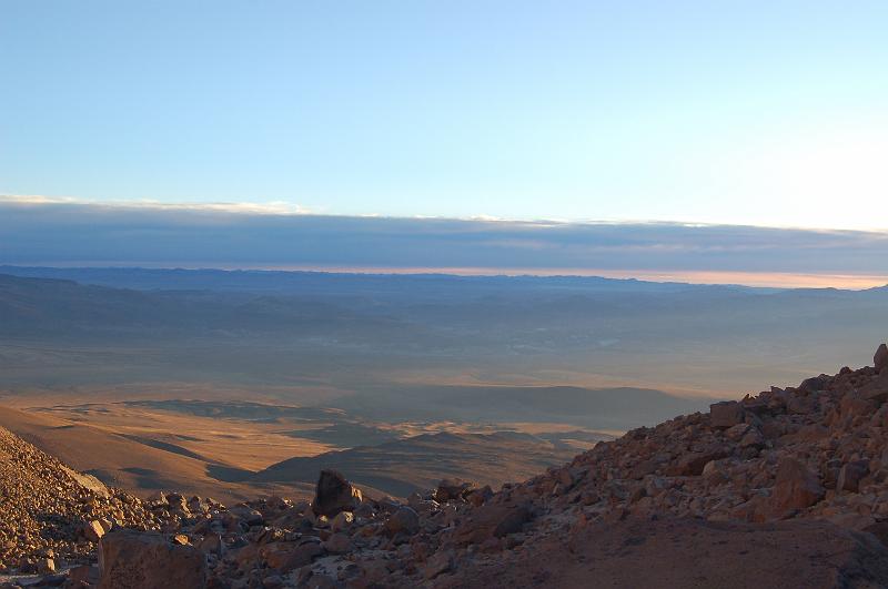 DSC_6816.JPG - Nous sommes dans la montée du Chachani, c'est le lever du soleil.